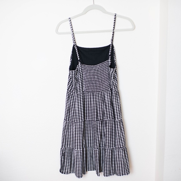 NWT Loft Tiered Gingham Dress - Picture 6 of 6